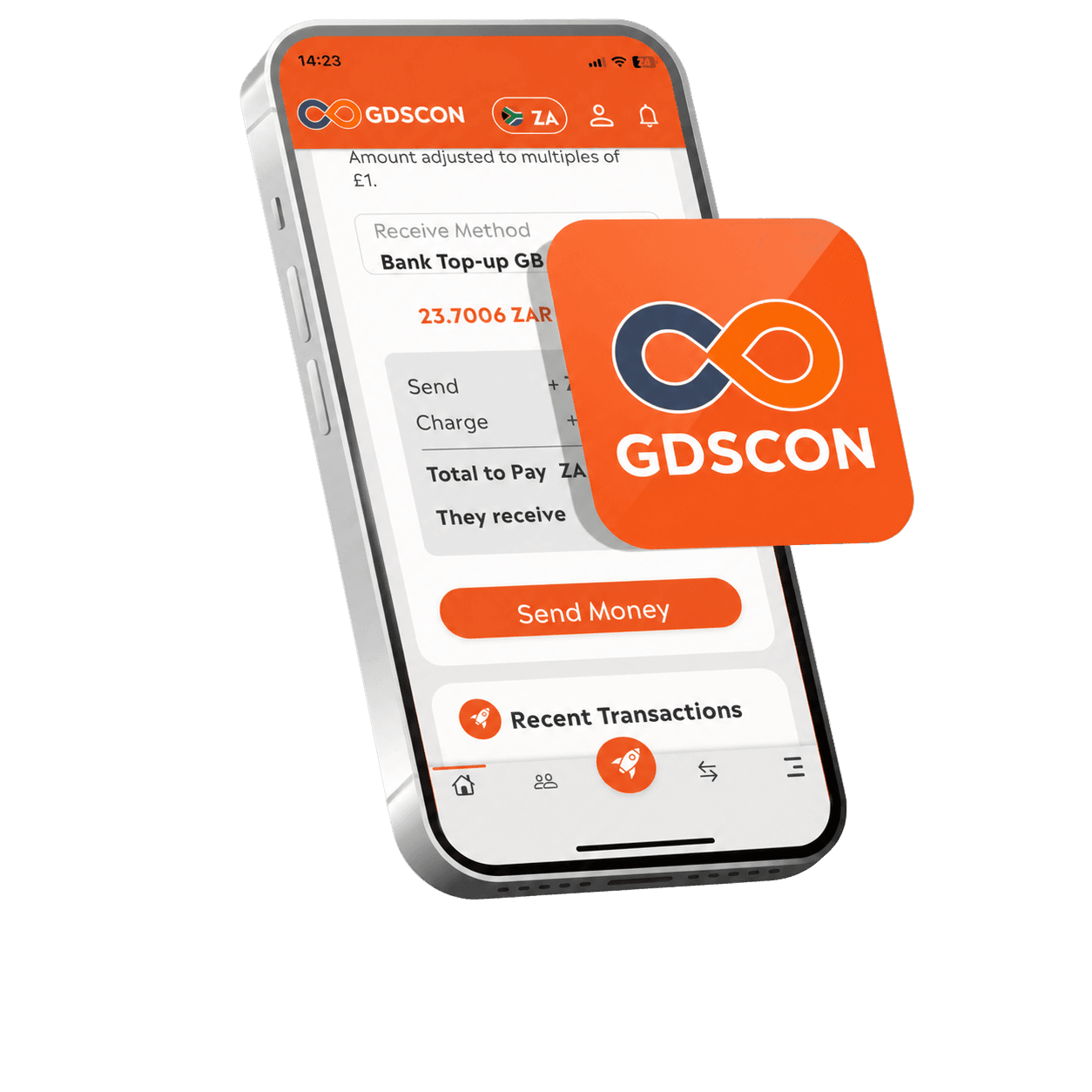 Mobile financial services application interface